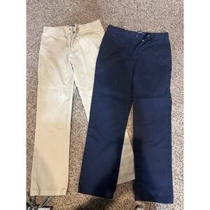 Boys Uniform Pants, JUST THE Navy, French Toast, Size 12,